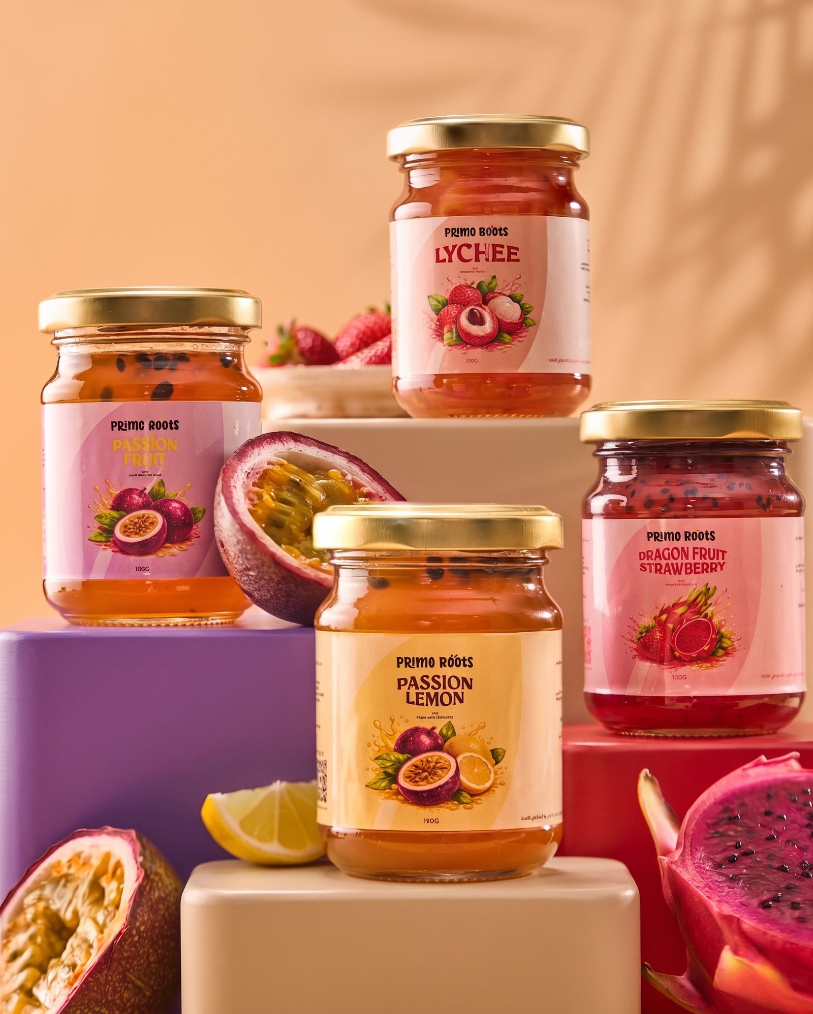 About passion fruit & lemon jam – 160g